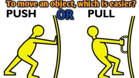 To move an object push or pull? Which is easier | 11 Physics | Ln.3 Laws of Motion | Tamil.