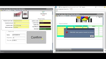 Oracle WMS 3PL - Physical Count with live KPI  per Shipment.