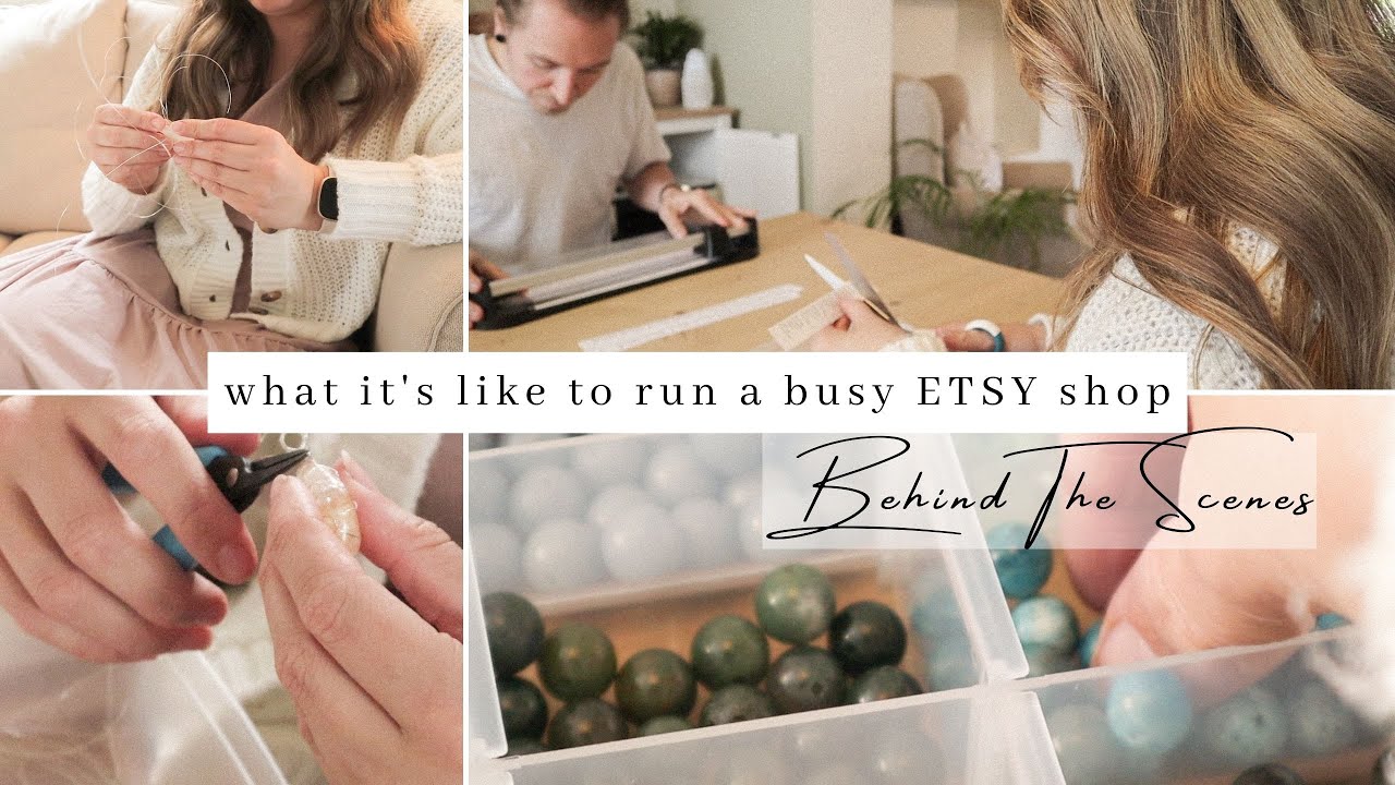 A Day In The Life Of An Etsy Shop Owner UK Packaging, Creating