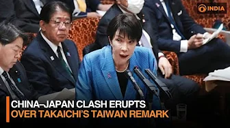 China–Japan Clash Erupts Over Takaichi’s Taiwan Remark