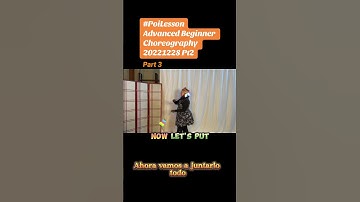 Pt3 Poi Advanced Beginner Choreography 20221228 Pt2 #español  #Poi #PoiTutorial #PoiDance #FlowArts
