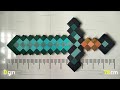 Make an Minecraft SWORD from Cardboard | Easy Step-by-Step tutorial