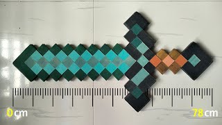 Make an Minecraft SWORD from Cardboard | Easy Step-by-Step tutorial  screenshot 4