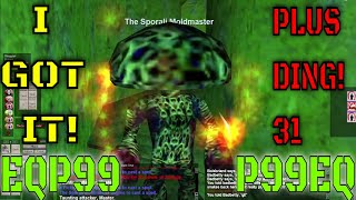 EverQuest P99 The Sporali MOLDMASTER vs DING! LvL 31 Shadow Knight / Runnyeye Level 3 Rare Named