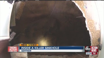Video released shows deadly sinkhole