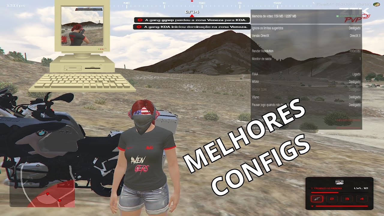 MINHAS CONFIGURAÇÕES DO FIVEM ATUALIZADA | MELHORES CONFIGS DO FIVEM ATUALIZADO PARA GANHAR FPS ✅🚀