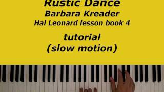 Rustic Dance Hal Leonard lesson book 4 tutorial