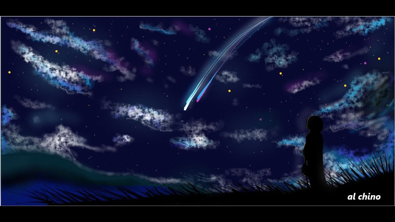 How to draw Night Sky using Paint 3D - YouTube