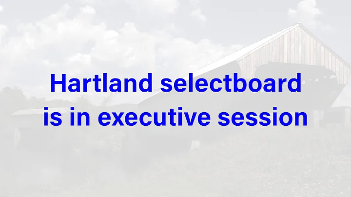 Hartland Selectboard 12/1/2025