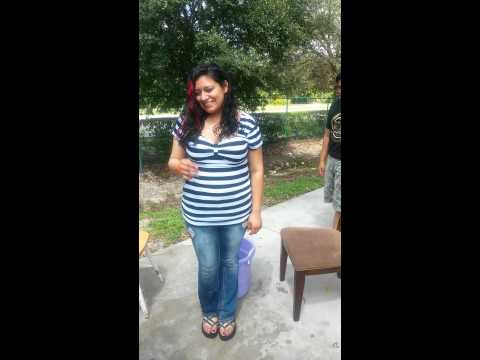Erika does the IceBucketChallenge for ALS