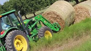 Hay Unloading and Stacking 1