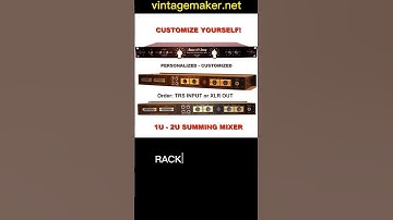 Summing Mixer - Monitor Controller - Line Pad - Studio Switcher Signal Router Bypass switch