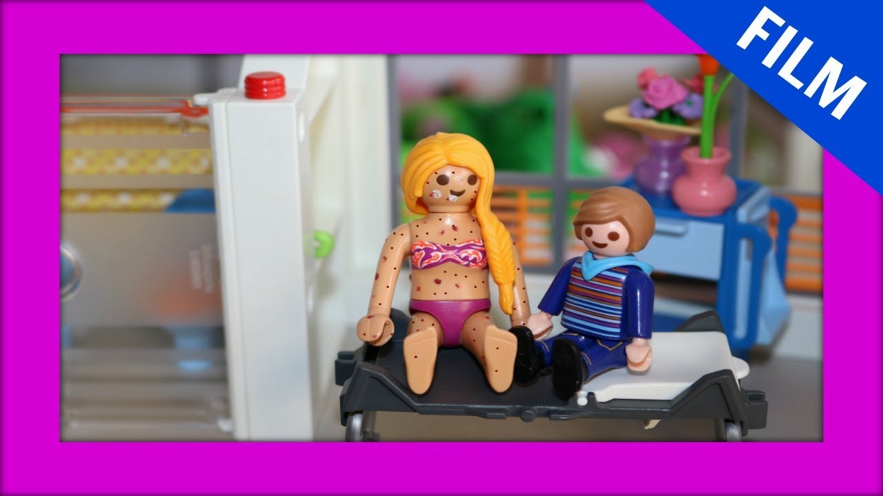 KRANKENHAUSBESUCH - Wie geht es der KRANKEN Sophia? - Playmobil Film - PlaymoGeschichten