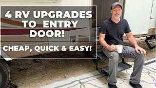 RV Entry Door DIY Upgrades: Cheap Quick & Easy