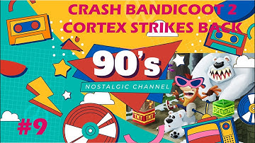 (09/36) Crash Bandicoot 2 CSB 1-2 Snow Go Part 2 Walkthrough No Commentary (100% Completion)