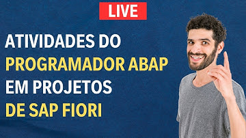 Atividades do programador ABAP em projetos de SAP Fiori
