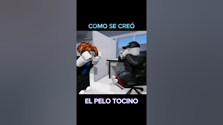 COMO SE CREÓ EL PELO TOCINO #ROBLOX #PELOTOCINO #BACON #TOCINO #FENELCHAT #PIPIPI