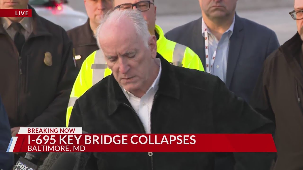 Francis Scott Key Bridge collapse in Baltimore press conference