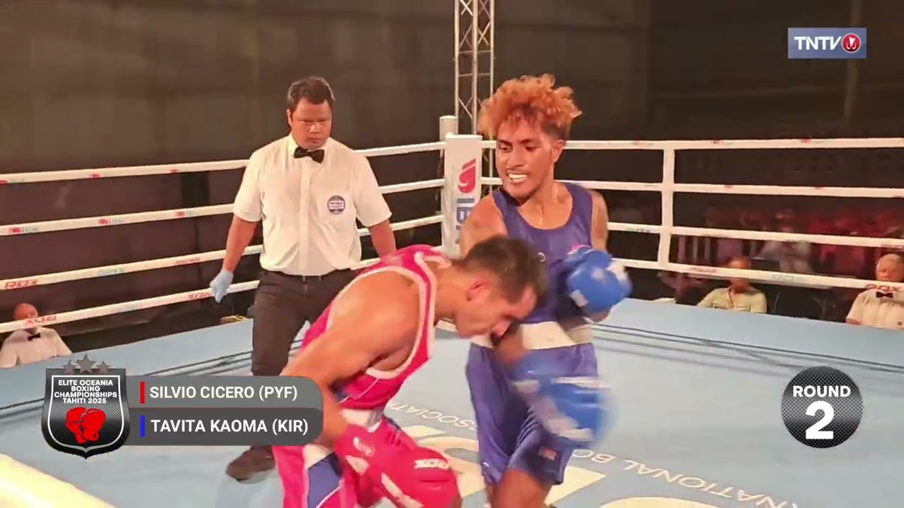 Silvio Cicero (PYF) vs Tavita Kaoma (KIR) - Elite Oceania Boxing Championships 2025