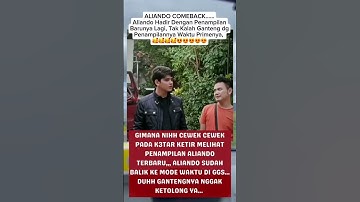 Ganteng Aliando Comback dengan Penampilan Terbarunya Kini #aliandosyarif #artisviral  #shortvideo