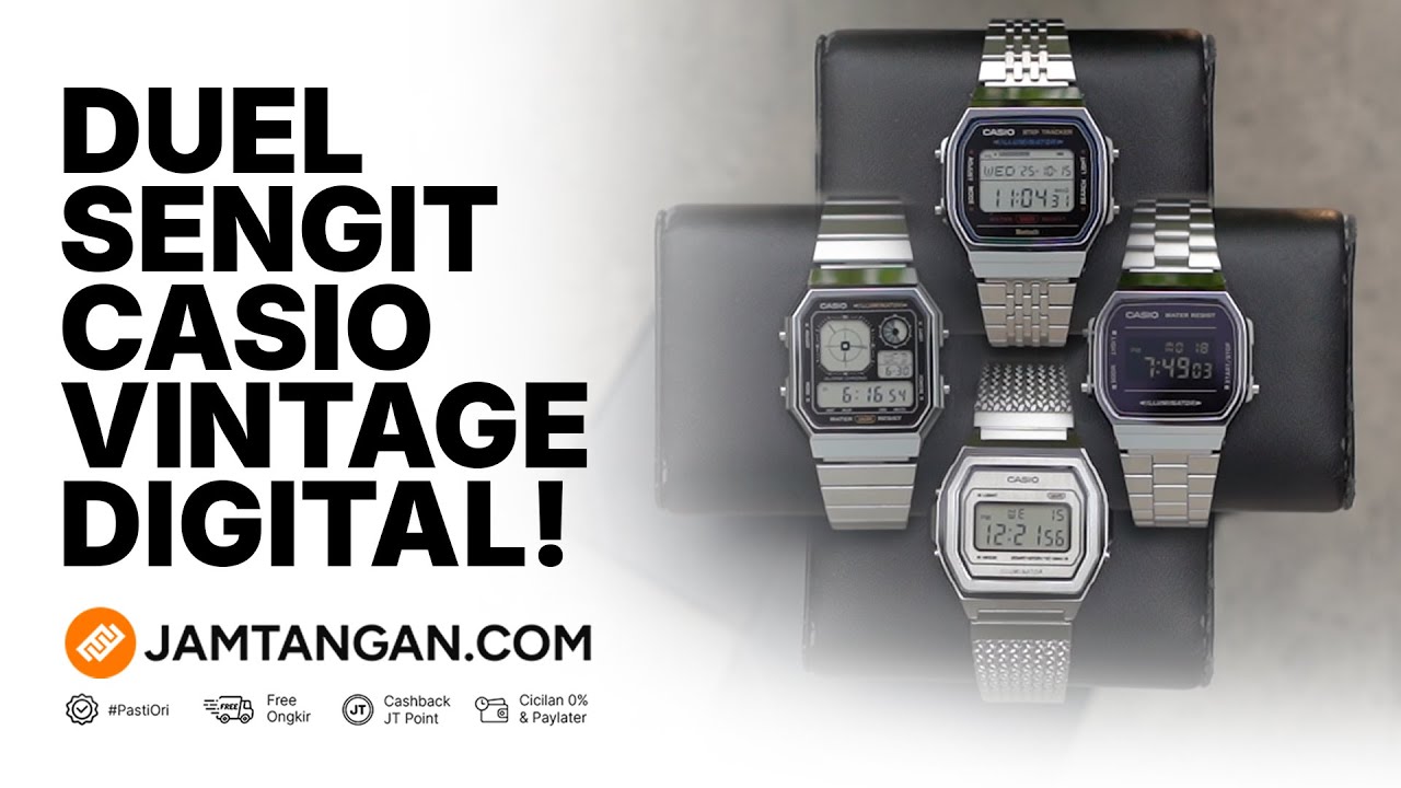 Duel Sengit Casio Vintage Digital paling Populer! Kalian Pilih yang Mana?