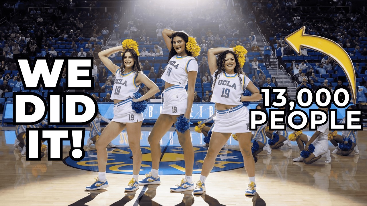 We Actually Performed with the UCLA Dance Team! (VIRAL HALFTIME)