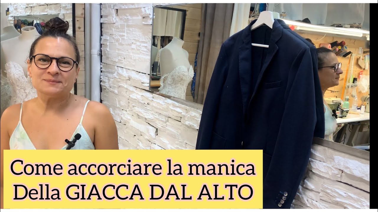 Come accorciare la manica della Giacca dal alto (cima della manica)