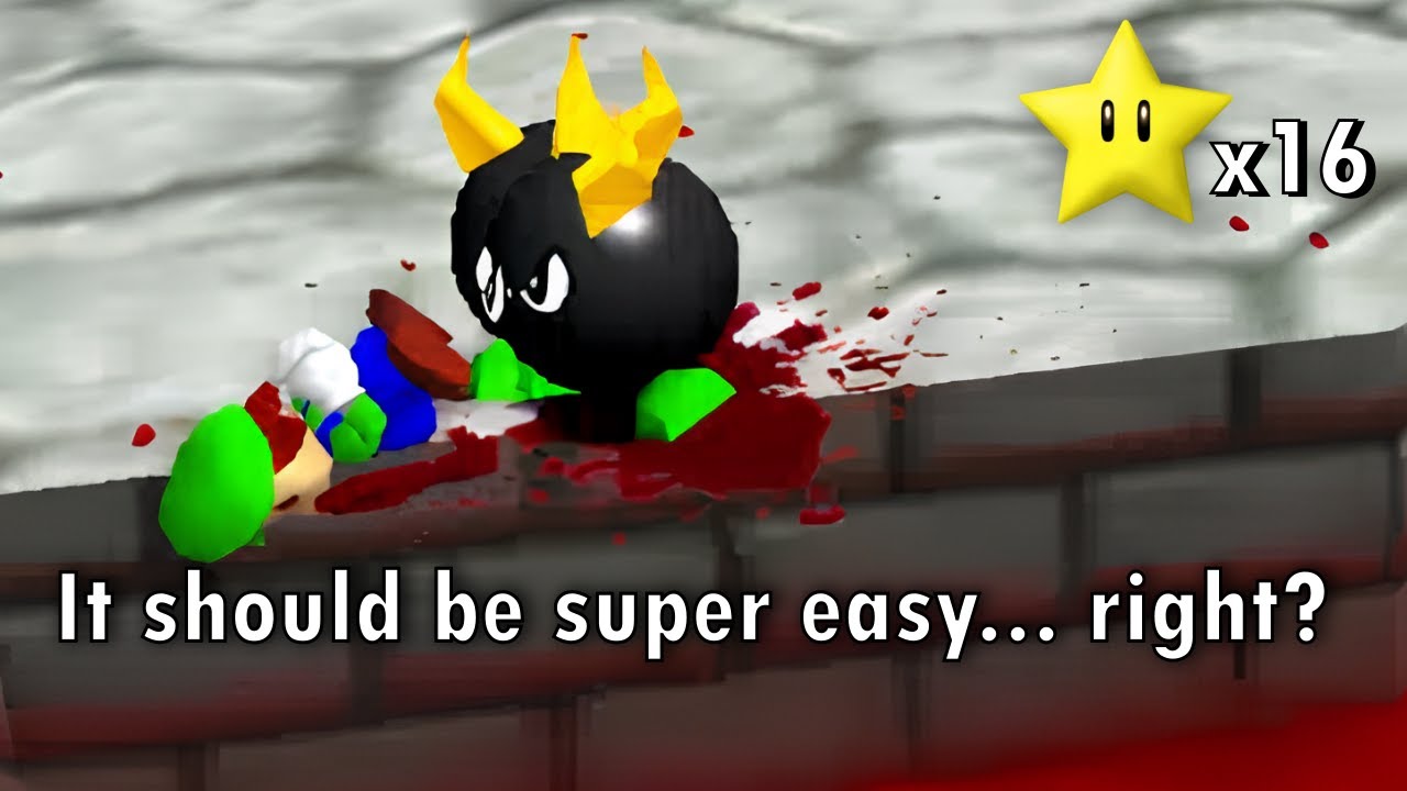 You can't speedrun Mario 64 in Gore/Hard Mode. But not for the reasons you'd expect.