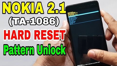 NOKIA 2.1 (TA-1086) Hard Reset or Pattern Unlock Easy