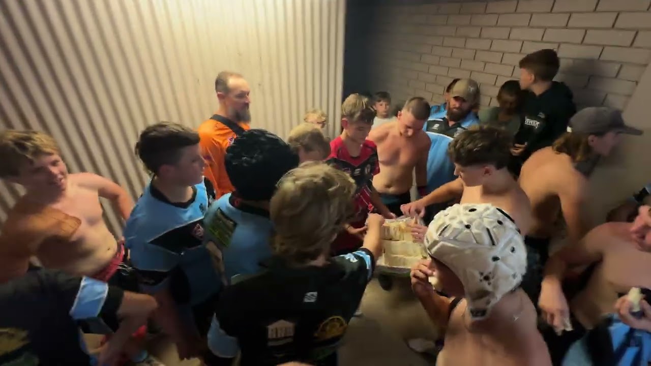 U16s BRIBIE vs PALMWOODS Team Song & Sheds 2025