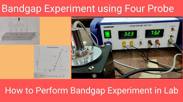 Bandgap Experiment using Four Probe #2
