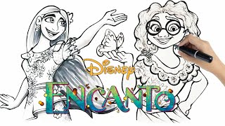 How to Draw ENCANTO Isabella & Mirabel and their story