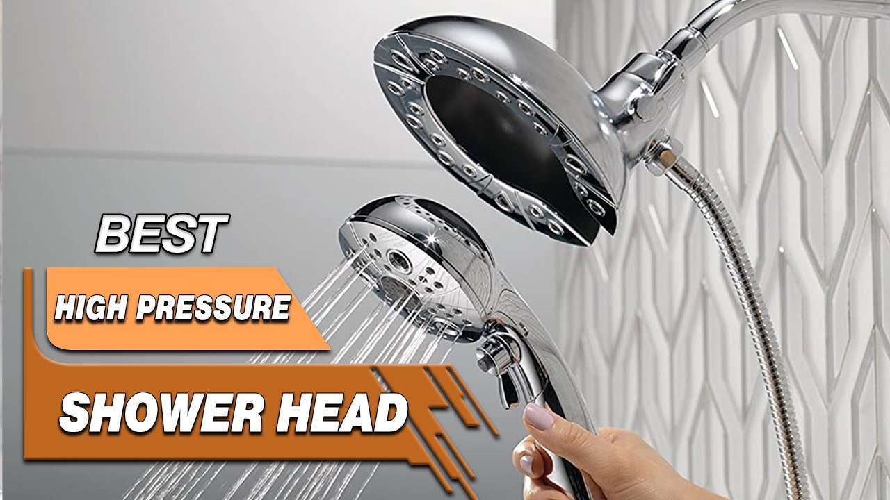 Top 5 Best High Pressure Shower Heads Review in 2023 - On The Market ...