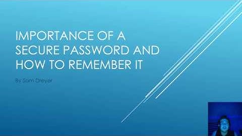 Importance of Password Security