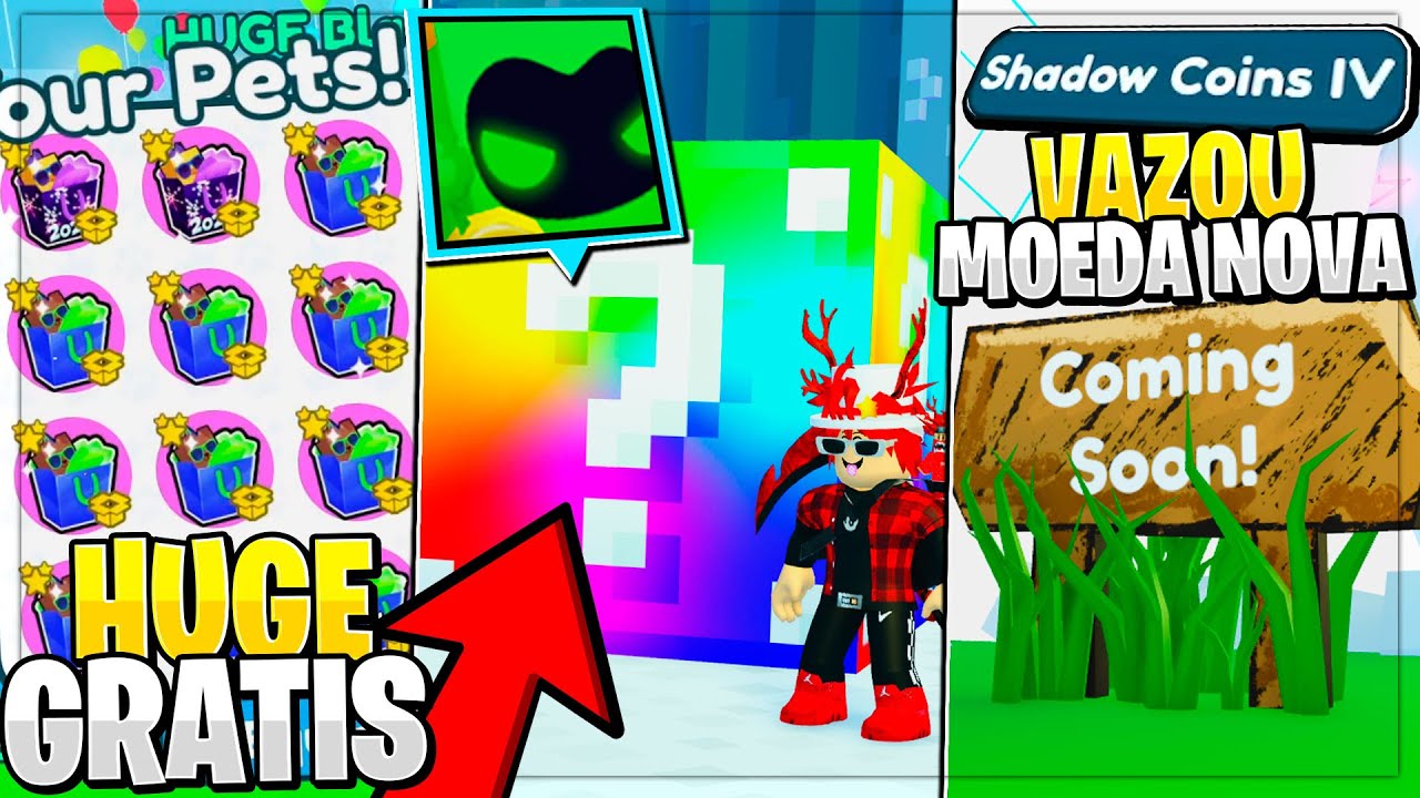 EVENTO LUCKY BLOCK com HUGE DOMINUS de GRAÇA e VAZOU a MOEDA do NOVO ...