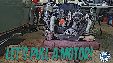 Removing and Tearing Down the Engine from My 1966 VW Riviera Bus