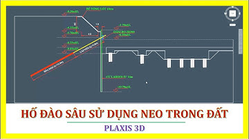 [PLAXIS 3D] - Hố đào sâu sử dụng Neo trong đất | @NGUYENQUOCTOI