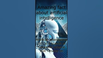 Amazing fact about artificial intelligence Part 1 #shorts #artificialintelligence #amazing #facts