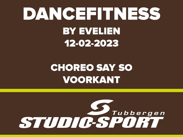 DanceFitness Evelien choreografie Say So voorkant