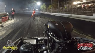 BLOWN VN COMMODORE L84AD8 AT BINDOON BURNOUTS