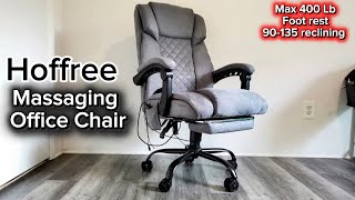 Best Value for Money Massaging Office / Gaming Chair? | Hoffree 6 Point Massage Office Chair  Review