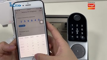tuya ZigBee smart lock R5 -Tutorial for setting a temporary password