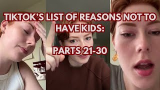 Reasons Not To Have Kids: #21-30 (TIKTOK COMPILATION)