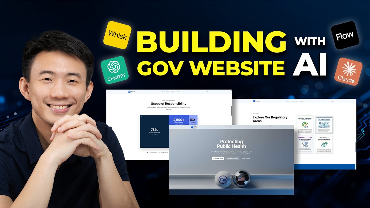 How I Vibecoded an Apple-Style Government Website With Google AI Tools In 10 Mins
