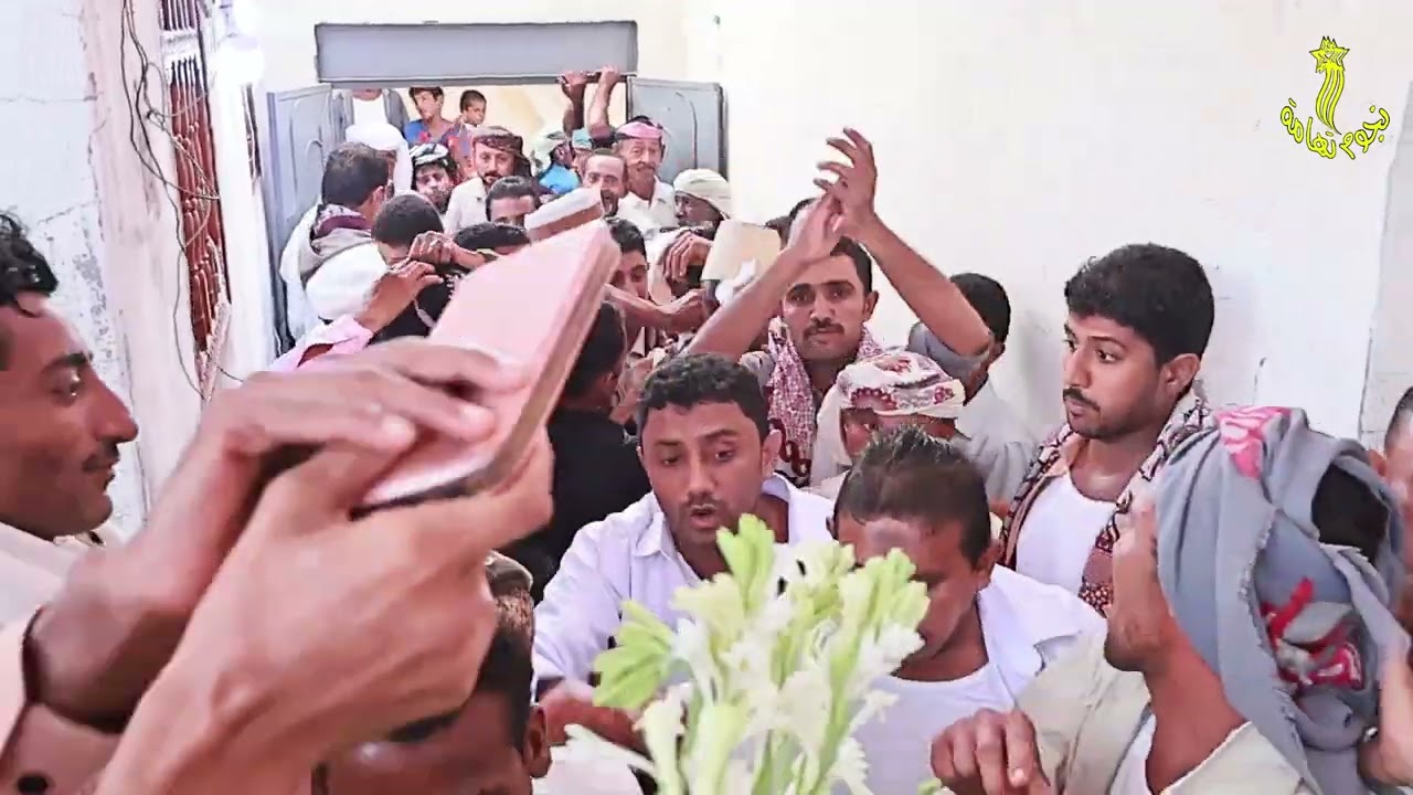 زفاف الشاب عبدالحميد قطاب للكوشة وسط فرحة الأهل والأصدقاء غناء الفنان حماده سعيد بالتحيتاء