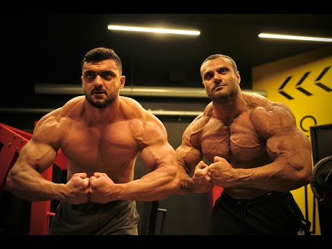 Грудь+трицепс. Приехал подопечный Сабир Казимов из Азербайджана.