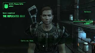 Fallout 3 easiest way to complete replicated man and get a3-21's plasma rifle Fallout 3 easiest way to complete replicated man and get a3-21's plasma rifle