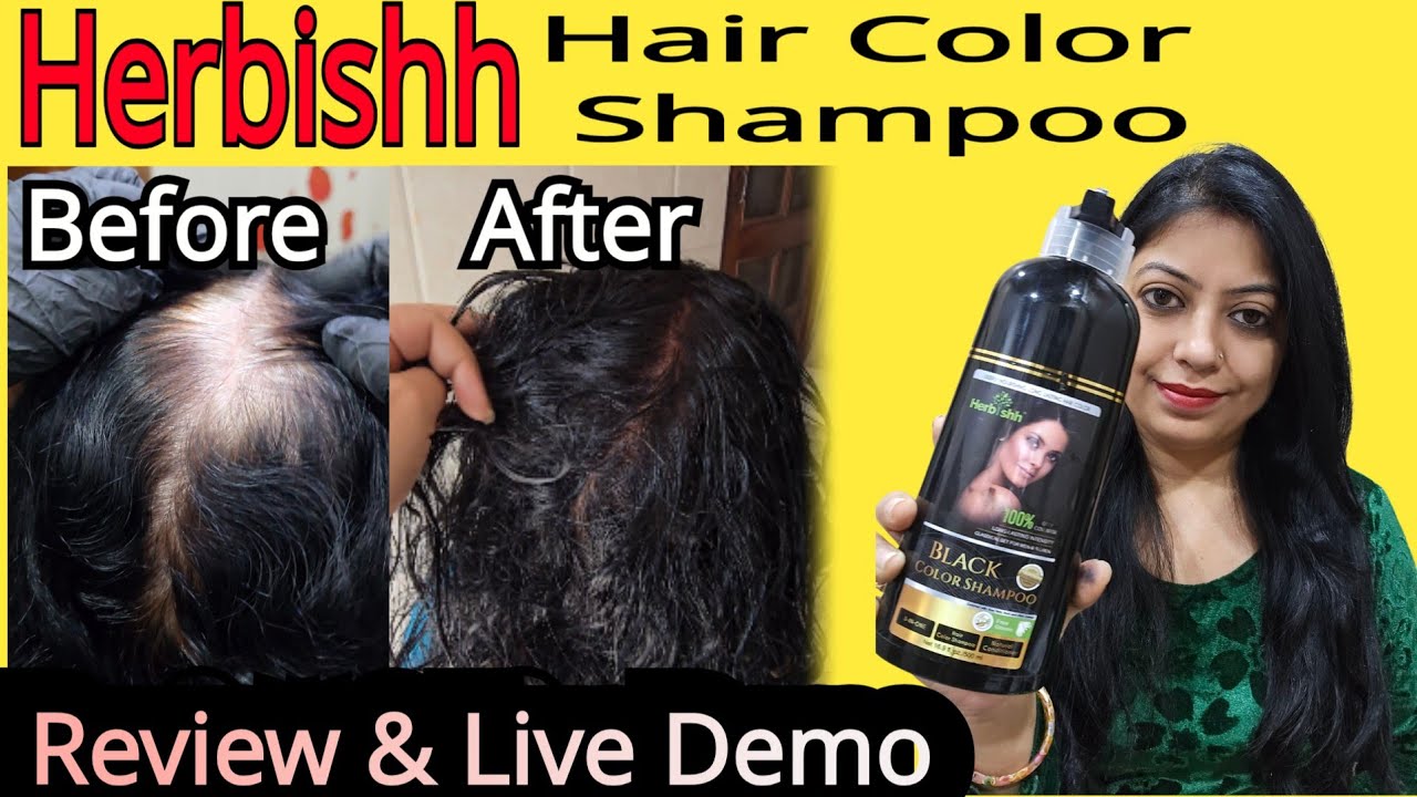 Herbishh Black Color Shampoo // Review 