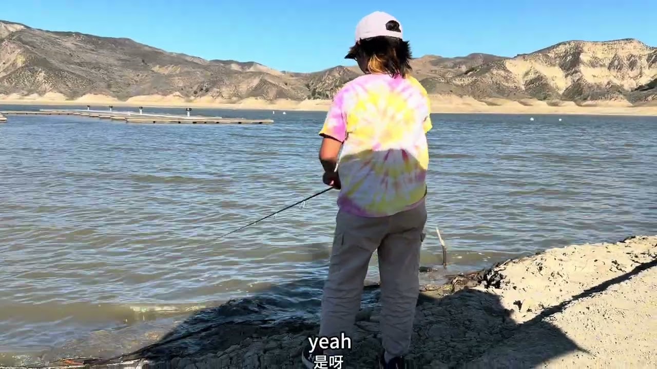 Unexpected Surprise While Fishing at Piru Lake!