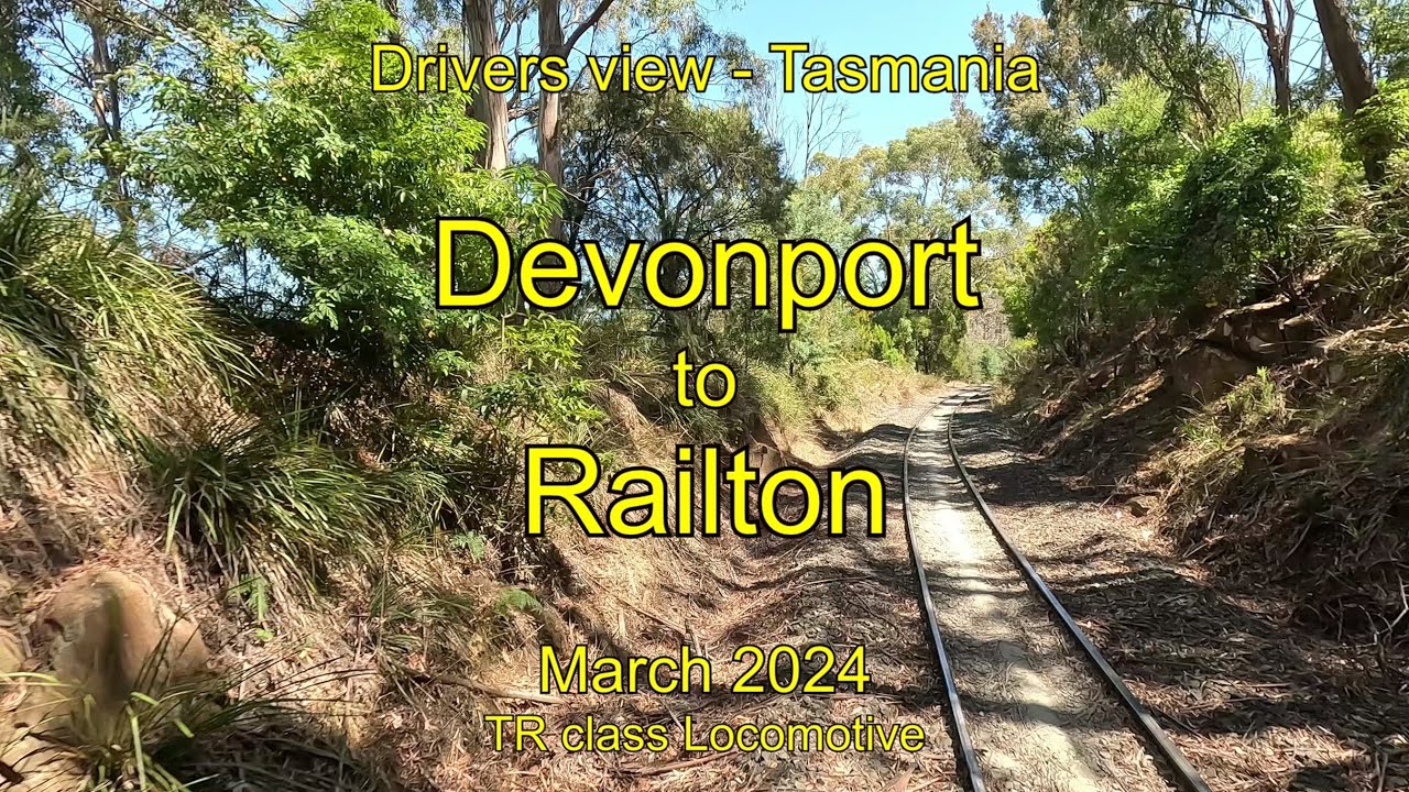 Drivers view Tasmania, Devonport to Railton, Mar 2024
